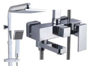 Ultra SL OPTIMA Bateria Wannowa Prysznicowa z Deszczownicą