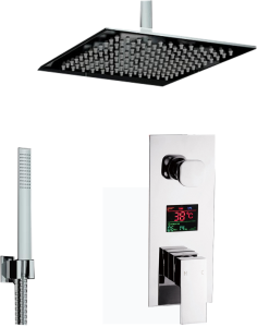 Zestaw natryskowy bateria prysznicowa z deszczownicą 30 ultra slim TIME