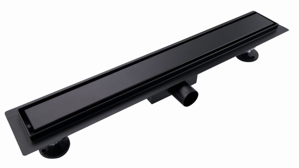 Odpływ liniowy brodzikowy prysznicowy 700 mm CZARNY