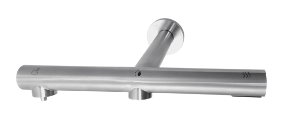 Bateria bezdotykowa umywalkowa  Power 3w1 dozownik suszarka  inox podtynkowa