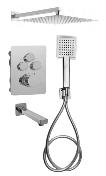 EXEO 3 termostatyczna bateria podtynkowa 40 CHROM