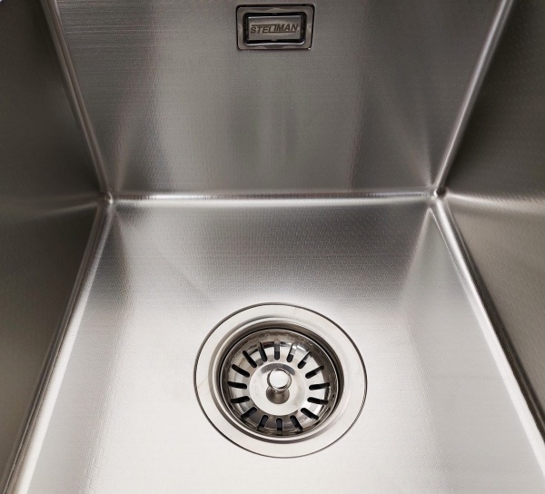 Zlew stalowy dwukomorowy STEEL 7549 inox STELLMAN