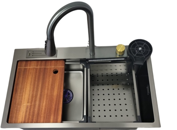 MODO 7545BMN  Zlewozmywak stalowy CZARNY (1) OUTLET