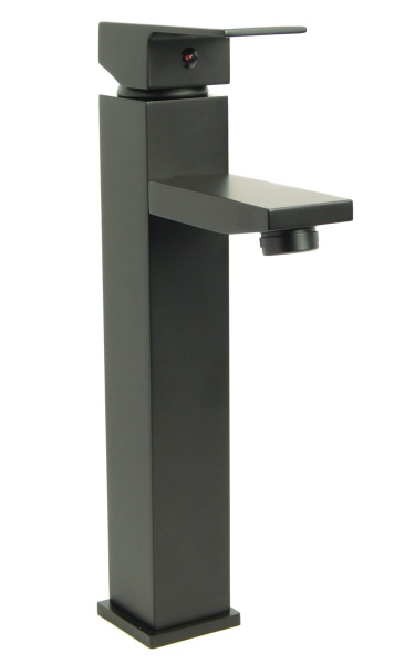 Bateria Umywalkowa Nablatowa QATRO CZARNA