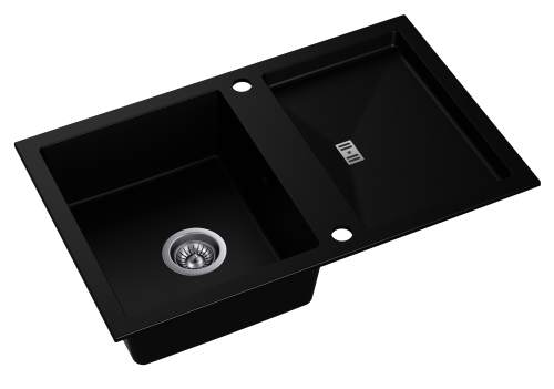 Zlewozmywak granitowy SLIDE 40 Czarny