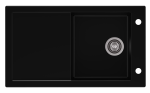Zlewozmywak granitowy TRAMONTANA Czarny