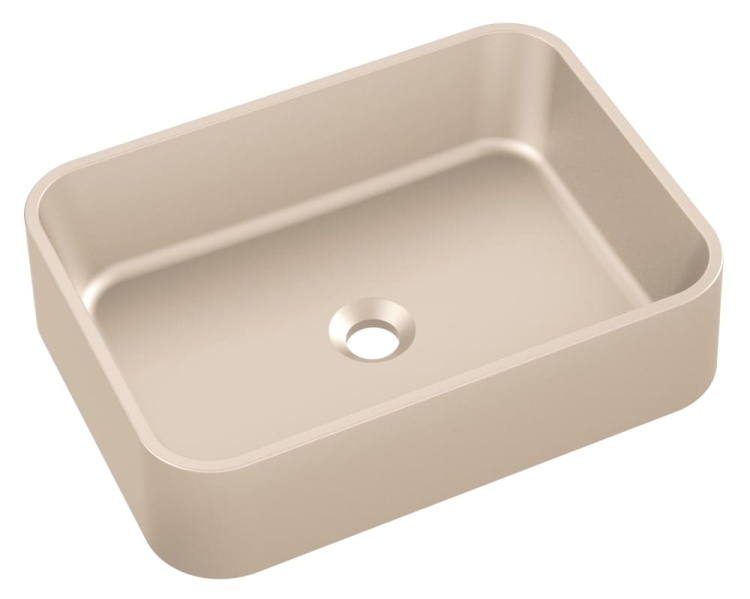 Umywalka nablatowa CRES 50 Jasny beż