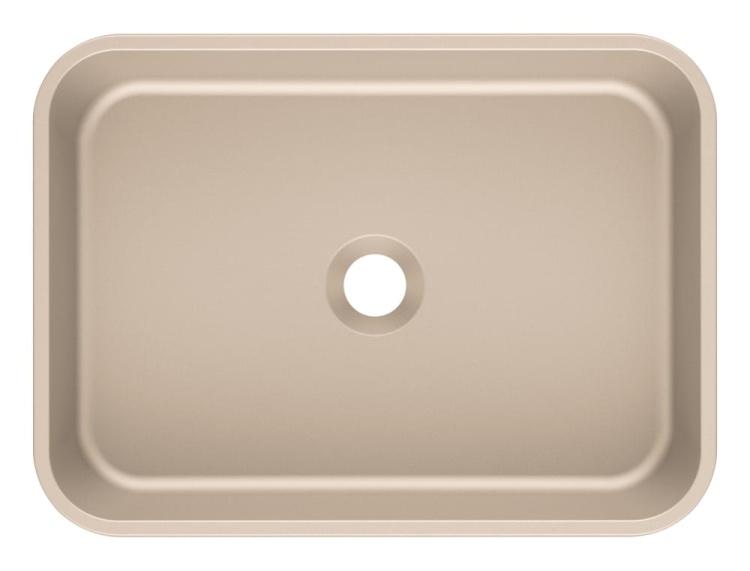 Umywalka nablatowa CRES 50 Jasny beż