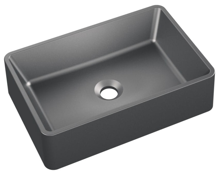 Umywalka nablatowa REVA 45 Moonlight grey