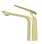 bateria umywalkowa VERDO złoto szczotkowane 