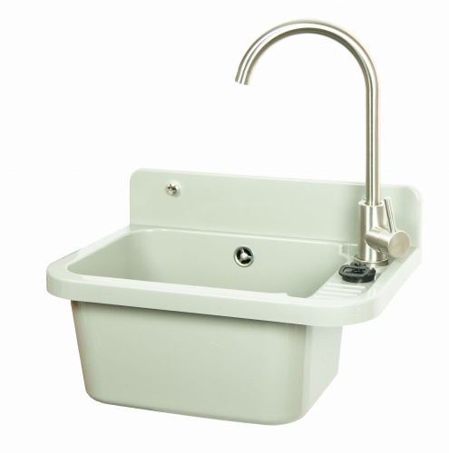 Komora gospodarcza VIGO szara z baterią LUGA chrom