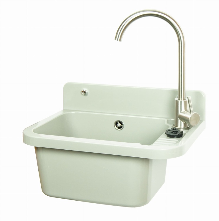 Komora gospodarcza VIGO szara z baterią LUGA chrom