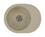 Zlewozmywak granitowy BELLA Beż