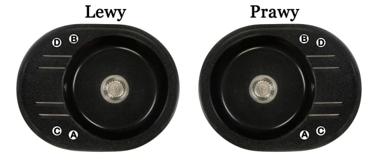 Zlewozmywak granitowy BELLA Beż