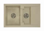 Zlewozmywak granitowy DORIS beżowy