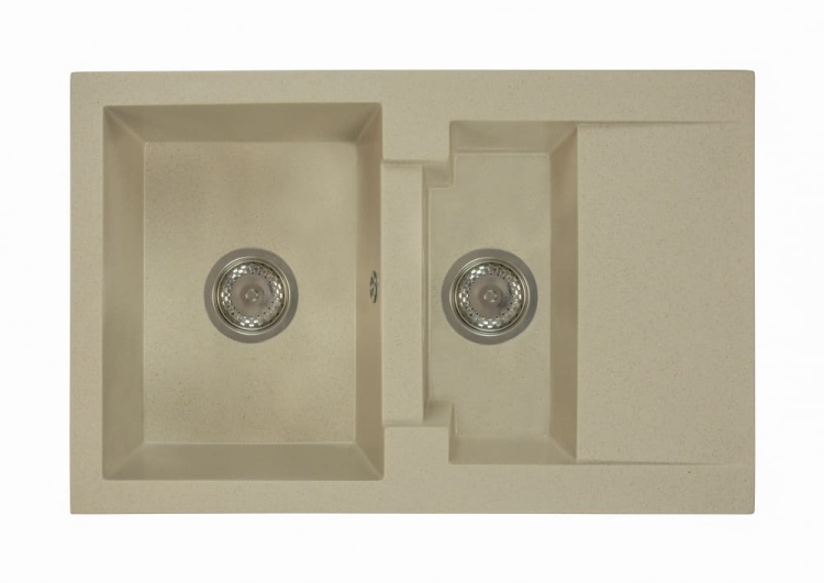 Zlewozmywak granitowy DORIS beżowy