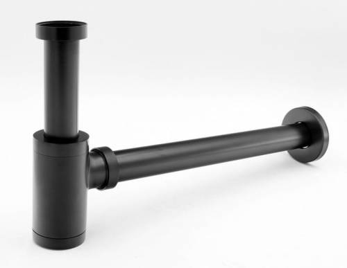 Syfon Umywalkowy Mosiężny CZARNY