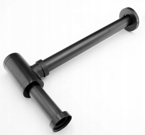 Syfon Umywalkowy Mosiężny CZARNY