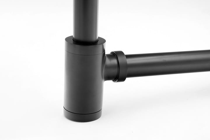 Syfon Umywalkowy Mosiężny CZARNY