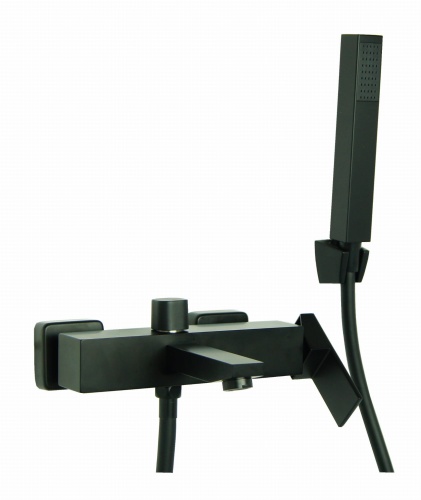 Bateria wannowa natryskowa prysznicowa QATRO czarna