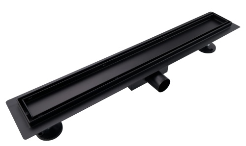 Odpływ liniowy brodzikowy prysznicowy 800 mm CZARNY