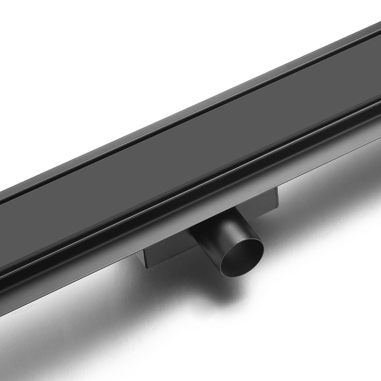 Odpływ liniowy brodzikowy prysznicowy 800 mm CZARNY