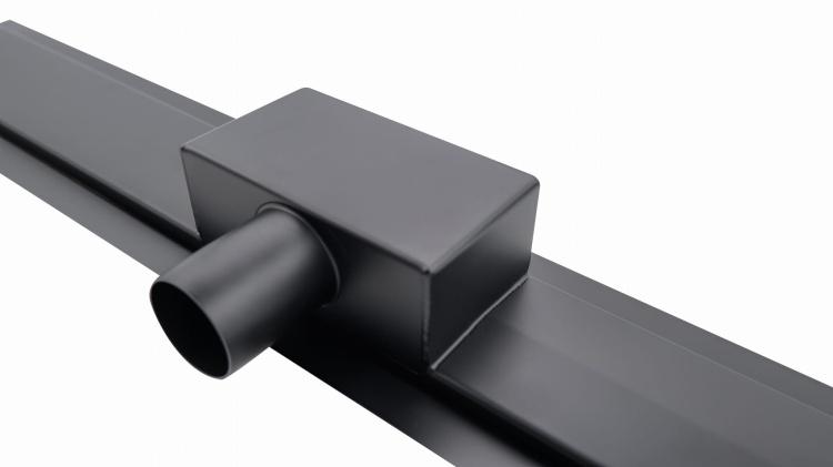 Odpływ liniowy brodzikowy prysznicowy 800 mm CZARNY