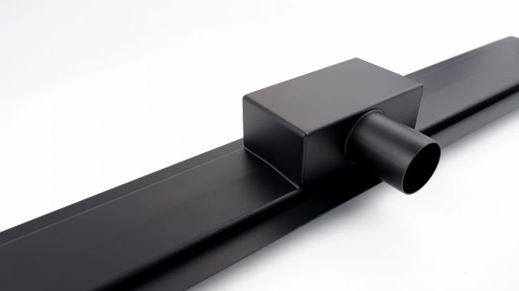 Odpływ liniowy brodzikowy prysznicowy 800 mm CZARNY