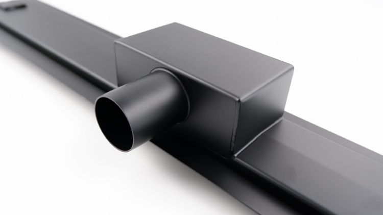 Odpływ liniowy brodzikowy prysznicowy 800 mm CZARNY