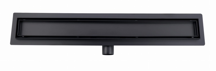 Odpływ liniowy brodzikowy prysznicowy 800 mm CZARNY