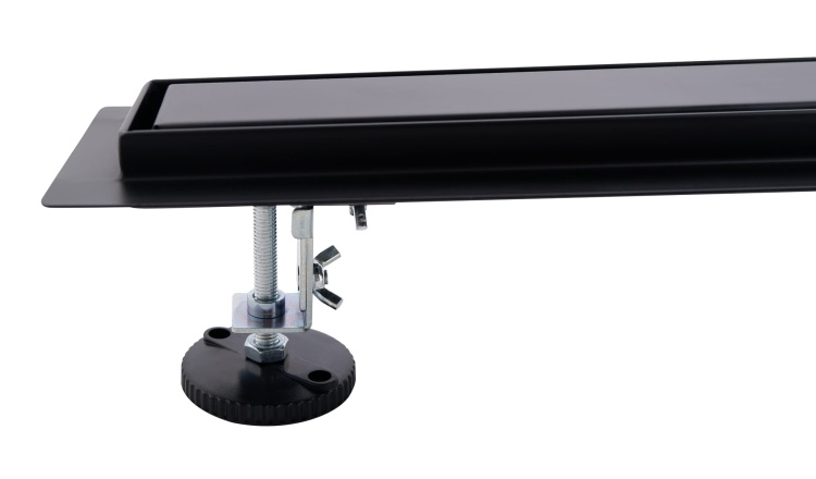 Odpływ liniowy brodzikowy prysznicowy 800 mm CZARNY