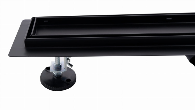 Odpływ liniowy brodzikowy prysznicowy 800 mm CZARNY