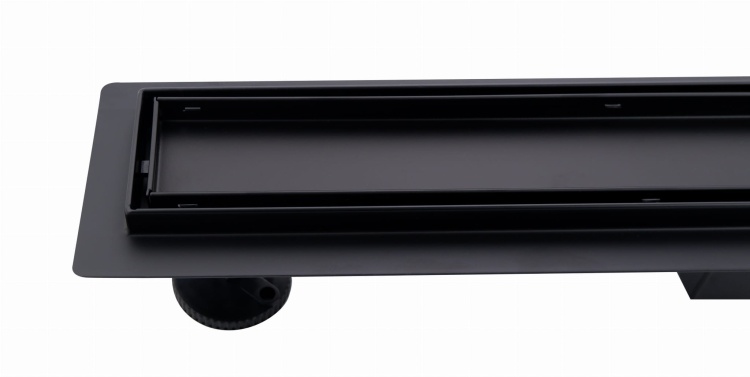 Odpływ liniowy brodzikowy prysznicowy 800 mm CZARNY