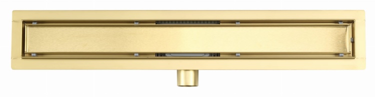 Odpływ liniowy brodzikowy prysznicowy 600 mm ZŁOTY