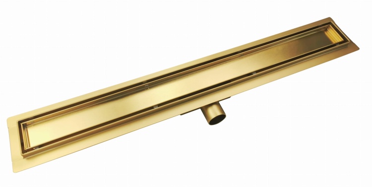 Odpływ liniowy brodzikowy prysznicowy 800 mm ZŁOTY