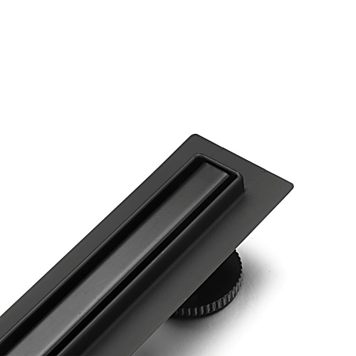 Odpływ liniowy brodzikowy prysznicowy SLIM 700 mm CZARNY