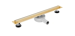Odpływ liniowy brodzikowy prysznicowy SLIM 600 mm ZŁOTY