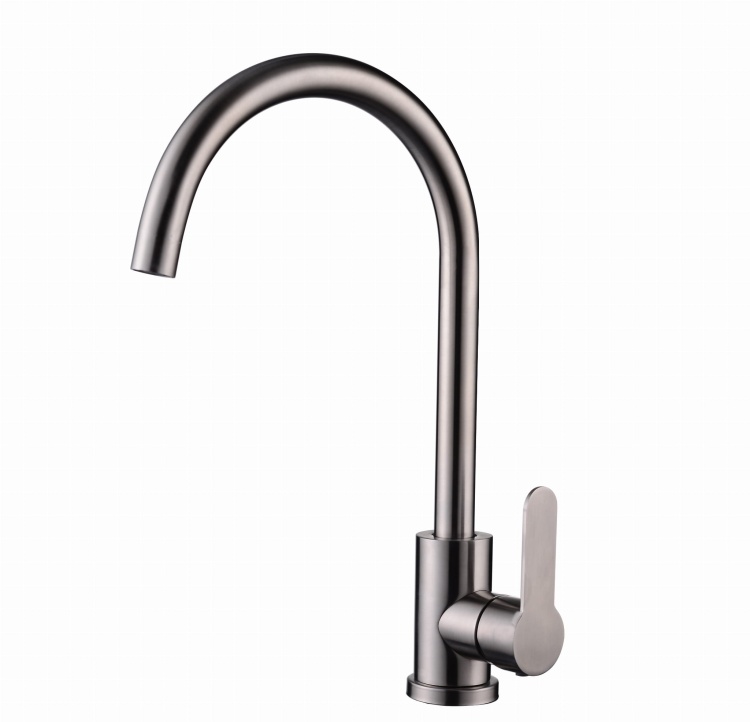 Zlewozmywak Granitowy LAGOON 160 czarny nakrapiany z baterią inox