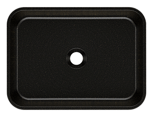 Umywalka nablatowa CRES 50 Czarno złota