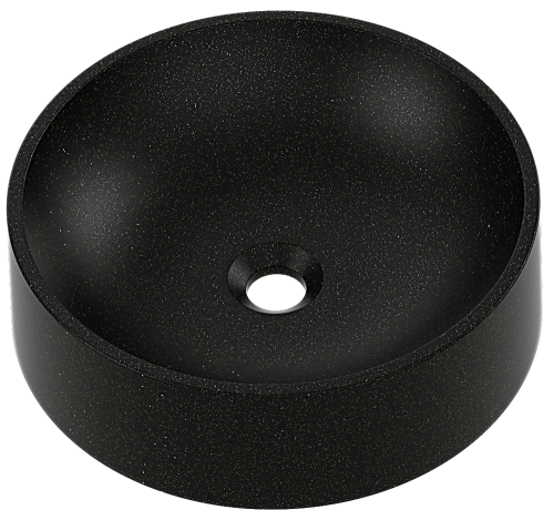 Umywalka nablatowa MAUN 40 Czarno złota