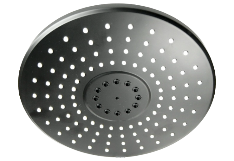 UNO BLACK zestaw bateria prysznicowa natryskową z deszczownicą CZARNY