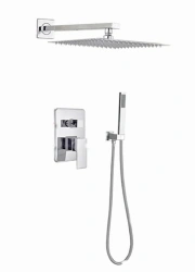 Bateria Natryskowa Prysznicowa QATRO Podtynkowa Deszczownicą 25 cm 
