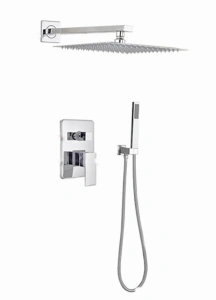 Bateria Natryskowa Prysznicowa QATRO Podtynkowa Deszczownicą 25 cm 