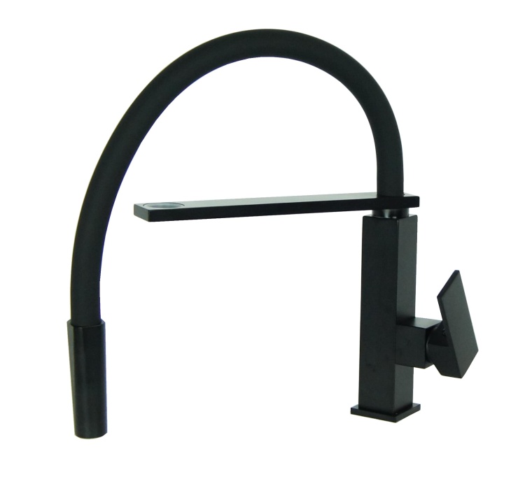 zestaw BONI Bateria kuchenna CZARNA + dozownik