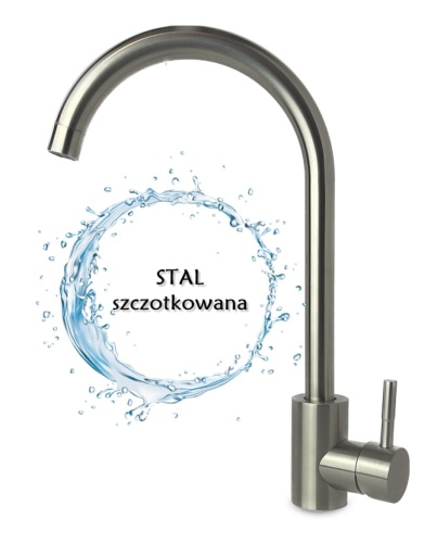 LUGA bateria kuchenna INOX stal szczotkowana