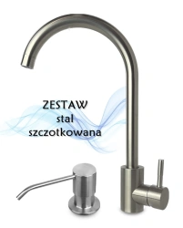 LUGA bateria kuchenna + dozownik INOX