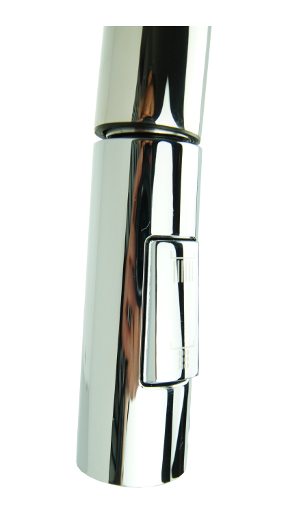 AFINO Bateria kuchenna z wyciąganą wylewką + dozownik CHROM