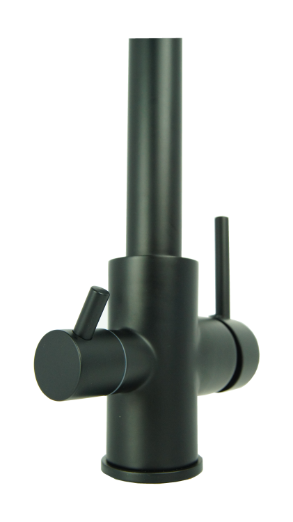 SIVANA bateria kuchenna do filtra wody + dozownik CZARNA