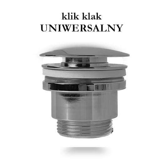 KOREK uniwersalny chrom