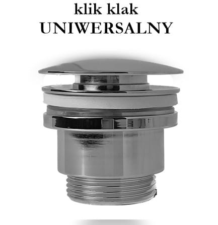 KOREK uniwersalny klik klak